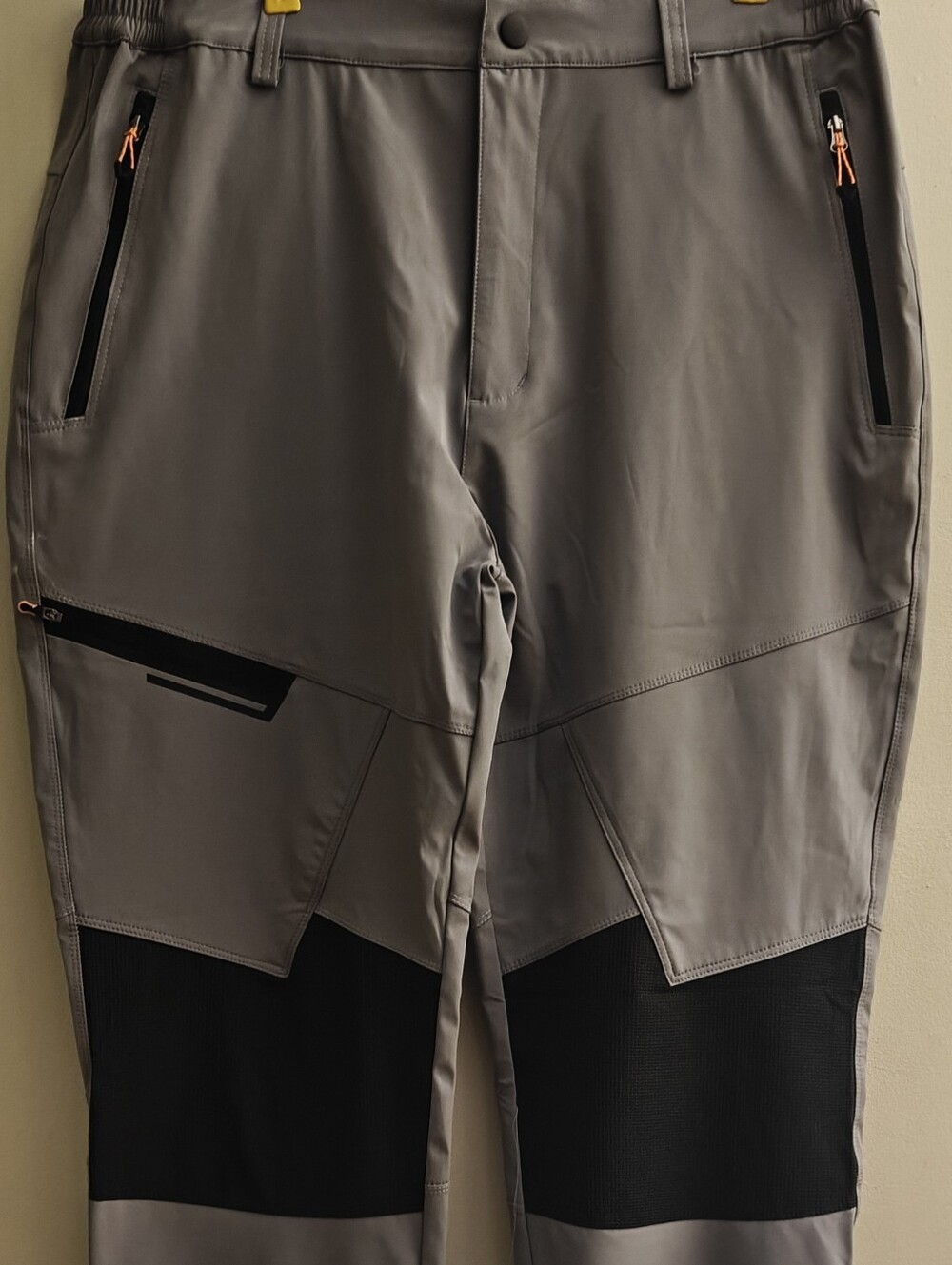 Magcomsen Men's Gray &Black Cargo Pants Size 38